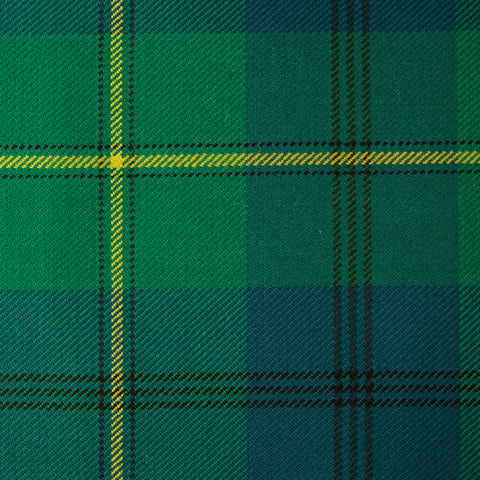 Johnston Caledonian Tartan Check 100% Wool