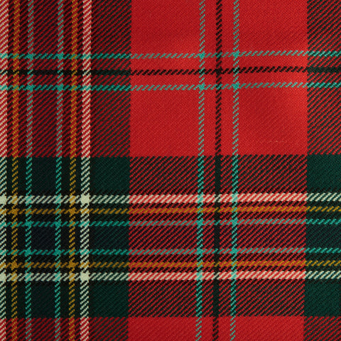 Maclean Of Duart Red Caledonian Tartan Check 100% Wool