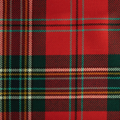 Maclean Of Duart Red Caledonian Tartan Check 100% Wool