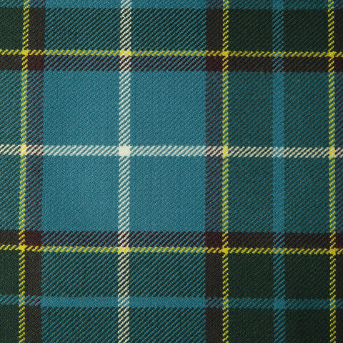 Manx Blue Caledonian Tartan Check 100% Wool