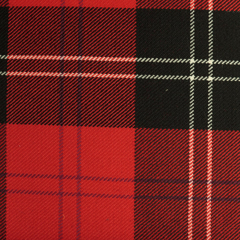 New Red Ramsey Caledonian Tartan Check 100% Wool