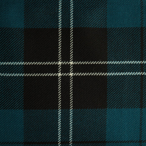 Ramsay Blue Caledonian Tartan Check 100% Wool