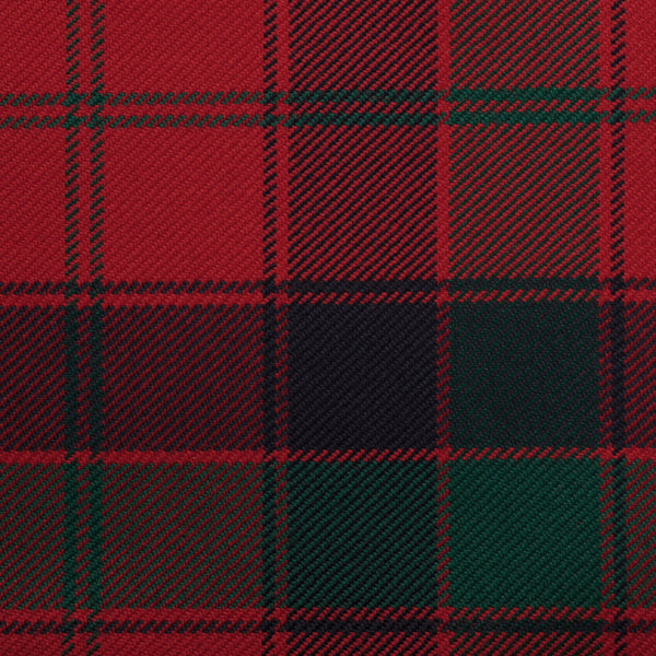 Robertson Red Caledonian Tartan Check 100% Wool