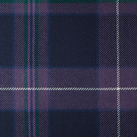 Scottish Heather Caledonian Tartan Check 100% Wool