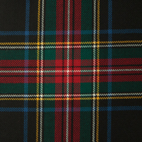 Stewart Black (G) Alba Tartan Check 100% Wool