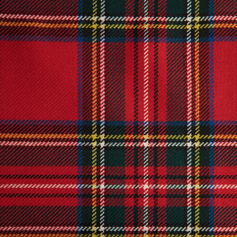 Stewart Dark Caledonian Tartan Check 100% Wool