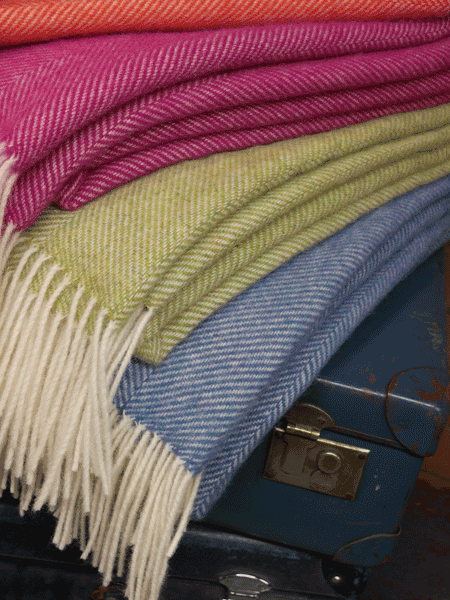 Stone Tweed Throw
